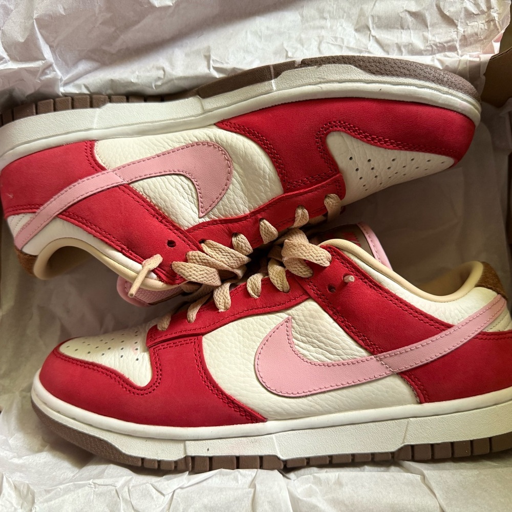 Nike Dunk Low Premium “Bacon” Red Dunk Low PRM Sneakers